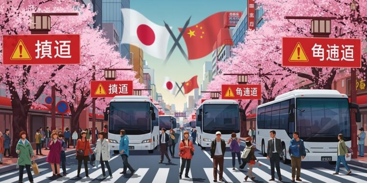 Le Japon voit ses visiteurs chinois plonger de 607 en janvier 2026 à cause de tensions diplomatiques et du décalage du Nouvel An lunaire Bilan global en baisse mais records pour Corée et Taïwan   Viral Mag