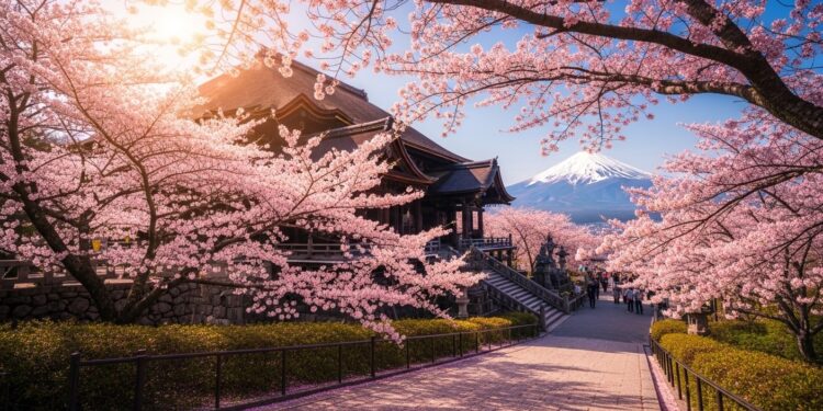 Découvrez pourquoi avril reste le mois rêvé pour visiter le Japon en 2026  cerisiers en fleurs températures idéales festivals printaniers et bons plans pour éviter la foule   Viral Mag
