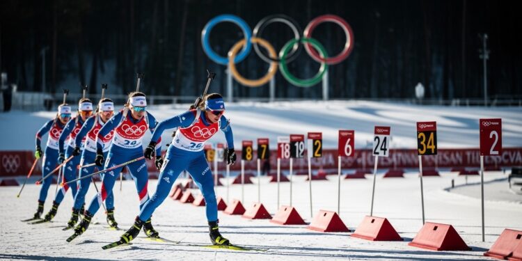 Découvrez lheure exacte la chaîne TV et les enjeux du relais féminin de biathlon aux JO 2026 à Anterselva Les Françaises favorites pour lor après leurs exploits récents   Viral Mag