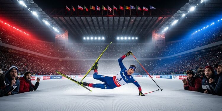 Découvrez comment un fondeur français a surpris le monde entier avec une chute calculée lors de la cérémonie douverture des JO dhiver 2026 à Milan et les réactions autour de la prestation de Mariah Carey   Viral Mag