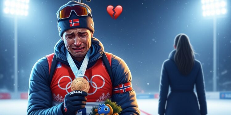 Aux JO dhiver 2026 à Milan Sturla Holm Laegreid gagne le bronze en biathlon puis confesse son infidélité en live TV Sa compagne réagit durement  Difficile de pardonner Le scandale qui bouleverse le sport   Viral Mag