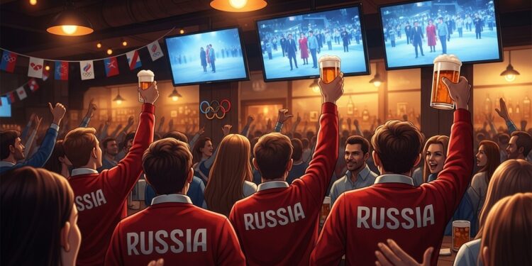 Dans un pub moscovite les JO de Milan Cortina 2026 réunissent les Russes malgré la bannière neutre Entre oubli politique et fierté sportive découvrez lambiance et les espoirs dun retour   Viral Mag