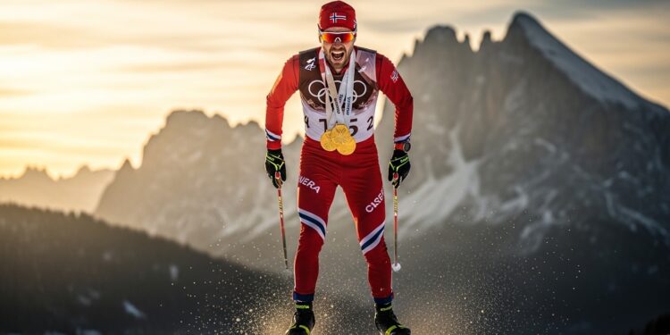 Johannes Klaebo signe un sextuplé historique aux JO 2026 et annonce déjà viser les Alpes 2030 Portrait dun phénomène insatiable qui voit en Mathis Desloges le futur rival français   Viral Mag