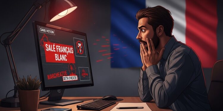 Un journaliste connu victime dinsultes raciales Sale Français blanc et menaces de mort en ligne  analyse dun déferlement de haine identitaire choquant   Viral Mag