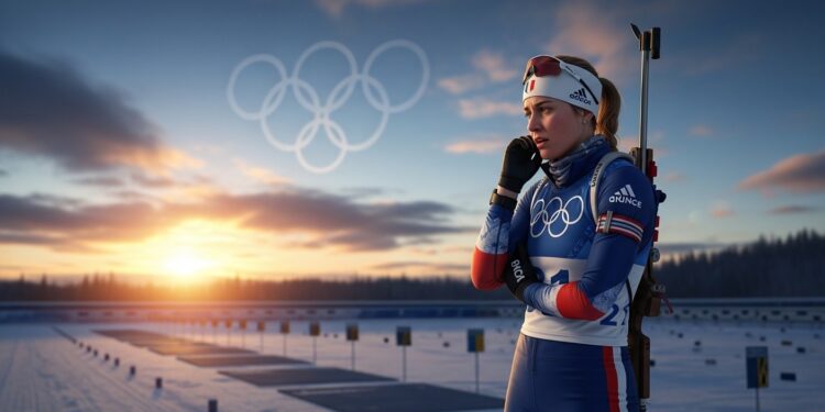 Julia Simon Préserve Ses Forces pour la Deuxième Semaine Olympique - Viral Mag Julia Simon championne olympique en individuel renonce à la poursuite à Anterselva pour se préserver Décryptage de sa décision stratégique en vue du relais et de la mass start Viral Mag