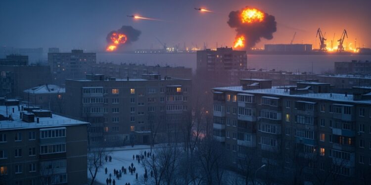 À Kiev 1 600 immeubles restent sans chauffage malgré le froid glacial LUkraine frappe un terminal pétrolier russe en représailles Découvrez les impacts de cette crise énergétique majeure   Viral Mag