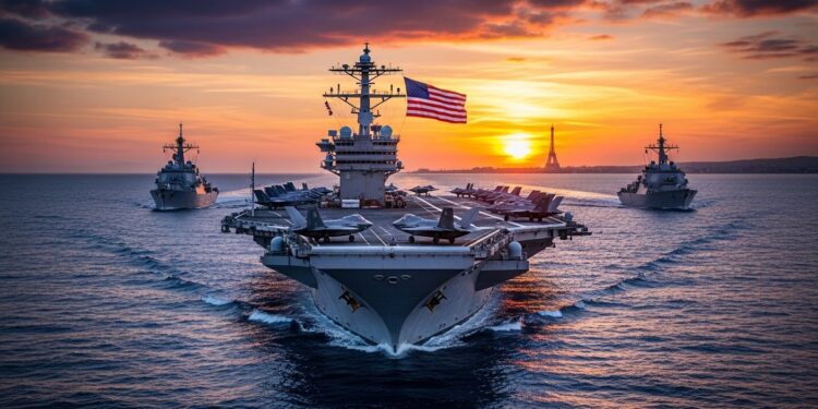 Le Gerald Ford : Plus Long que la Tour Eiffel en Méditerranée - Viral Mag Le plus grand porte avions du monde lUSS Gerald R Ford dépasse 335 m et navigue en Méditerranée face aux tensions avec lIran Découvrez ses dimensions son déploiement record et ses défis inattendus Viral Mag