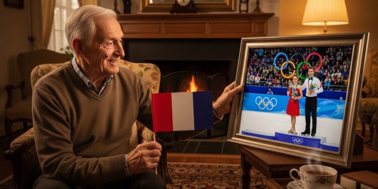 Découvrez lhistoire touchante du grand père de Laurence Fournier Beaudry nouvelle championne olympique de danse sur glace qui entame des démarches pour obtenir la nationalité française après son sacre à Milan Cortina 2026   Viral Mag