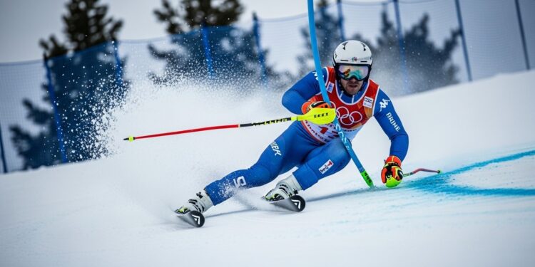 Léo Anguenot signe le 5e temps de la première manche du slalom géant aux JO 2026 Satisfait de son ski engagé il reste en embuscade pour une médaille Analyse et perspectives   Viral Mag