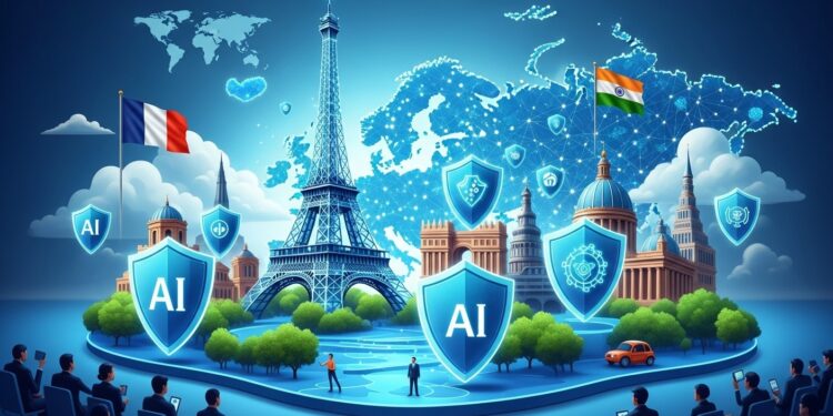 Emmanuel Macron défend lEurope comme espace sûr et innovant en IA lors du sommet de New Delhi loin des critiques américaines sur la régulation Focus sur protection enfants et autonomie stratégique   Viral Mag