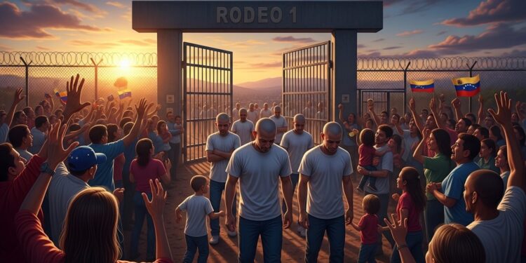 Une trentaine de détenus sortent de Rodeo 1 près de Caracas grâce à la loi damnistie Scènes de joie et appels à poursuivre le combat pour les autres   Viral Mag