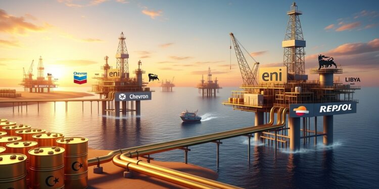 La Libye attribue 5 blocs pétroliers à Chevron Eni Repsol et dautres en partenariat avec la NOC première ouverture internationale depuis 2008 Un pas vers 2 millions de barilsjour malgré les divisions politiques   Viral Mag