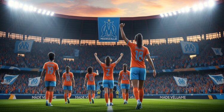 LOM féminin joue pour la première fois au Vélodrome le 28 mars 2026 contre Montpellier Un match décisif pour le maintien en Première Ligue avec entrée gratuite   Viral Mag