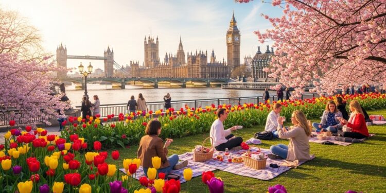 Découvrez pourquoi avril est le mois idéal pour visiter Londres  météo printanière floraison des parcs Marathon Pâques et astuces pour éviter la foule tout en profitant pleinement de la capitale britannique   Viral Mag