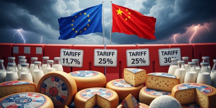LUnion européenne critique vivement les droits de douane chinois sur ses produits laitiers jugés injustifiés malgré leur baisse Tensions commerciales persistantes entre Bruxelles et Pékin   Viral Mag