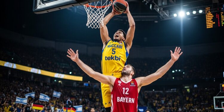 Ce jeudi 12 février 2026 Maccabi Tel Aviv reçoit le Bayern Munich pour la 28e journée dEuroligue Duel intense attendu à domicile  analyse enjeux et clés du match à ne pas manquer   Viral Mag
