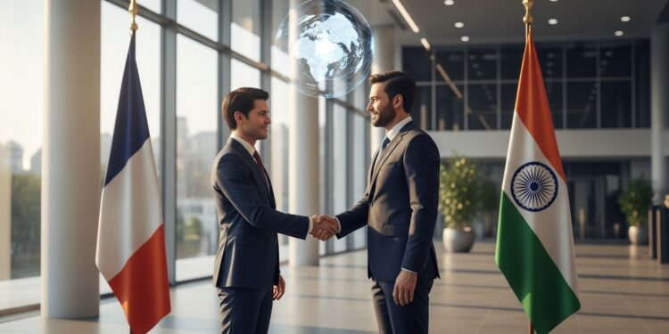 Emmanuel Macron rencontre Narendra Modi à Bombay pour sceller la vente de 114 Rafale supplémentaires lancer la production dhélicoptères Airbus Made in India et approfondir la coopération en intelligence artificielle   Viral Mag