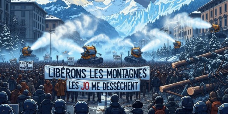 Des milliers de manifestants à Milan dénoncent limpact environnemental et social des JO 2026  neige artificielle abattage darbres et crise du logement Libérons les montagnes  une contestation puissante   Viral Mag