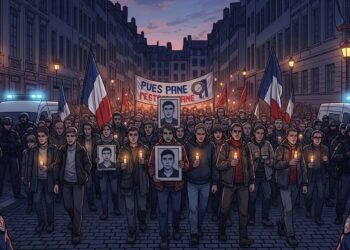 Marche pour Quentin Deranque : Macron Appelle au Calme - Viral Mag Emmanuel Macron appelle au calme avant la marche hommage à Quentin Deranque militant nationaliste tué à Lyon Réactions politiques haute sécurité et tensions internationales au cœur du drame Viral Mag