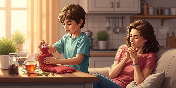 Découvrez comment Marie Portolano éduque ses enfants au féminisme et à lendométriose Son fils de 11 ans lui prépare bouillottes et thés quand elle est indisposée  un geste qui fait chaud au cœur   Viral Mag