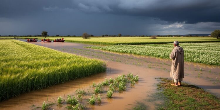 Des pluies exceptionnelles ont submergé le nord ouest du Maroc ruinant des milliers dhectares agricoles Agriculteurs ruinés bétail menacé aides annoncées  découvrez lampleur de la catastrophe et ses conséquences   Viral Mag