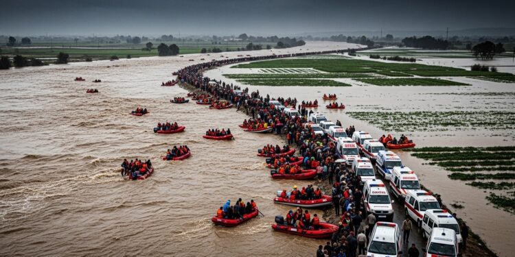 Le Maroc fait face à des pluies exceptionnelles ayant conduit à lévacuation préventive de plus de 100 000 habitants principalement dans le nord ouest Barrages saturés et vigilance rouge activée   Viral Mag