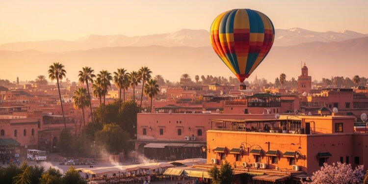 Marrakech en Avril 2026 : Guide Complet et Incontournable - Viral Mag Découvrez pourquoi avril est le mois parfait pour visiter Marrakech climat idéal événements majeurs désert jardins fleuris montgolfière et gastronomie sur Jemaa el Fna Guide 2026 complet Viral Mag