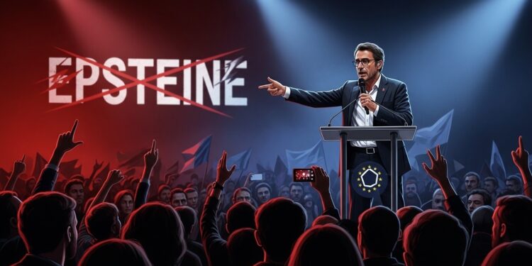 Jean Luc Mélenchon accusé dantisémitisme après ironie sur la prononciation Epstine dEpstein lors dun meeting à Lyon Réactions vives à gauche et au gouvernement défense ferme du leader insoumis   Viral Mag