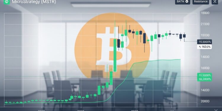 MSTR a bondi de 26  vendredi après des semaines de baisse Traders scrutent la résistance clé à 163 $ Quel avenir pour cette action ultra sensible au Bitcoin  Analyse complète   Viral Mag