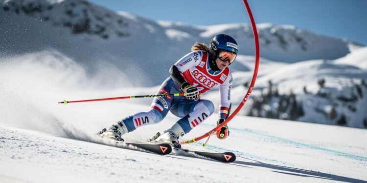Mikaela Shiffrin écrase la première manche du slalom olympique 2026 à Cortina avec 82 centièmes davance Retour en force de lAméricaine avant la seconde manche décisive   Viral Mag