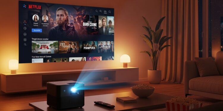 Mini Vidéoprojecteur 4K à 79,99 € : La Révolution Home Cinéma - Viral Mag Découvrez pourquoi ce mini vidéoprojecteur Nonete à moins de 80 € transforme vos soirées films avec WiFi 6 Android TV son 360° et compatibilité 4K Un bon plan home cinéma irrésistible en 2026 Viral Mag