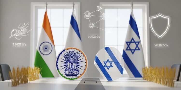 Modi et Israël : Alliance Anti-Terrorisme et Coopération Stratégique - Viral Mag Le Premier ministre indien Narendra Modi affirme que lInde et Israël combattront ensemble le terrorisme mondial lors de sa visite à Jérusalem Accords majeurs signés en IA agriculture et main dœuvre Viral Mag
