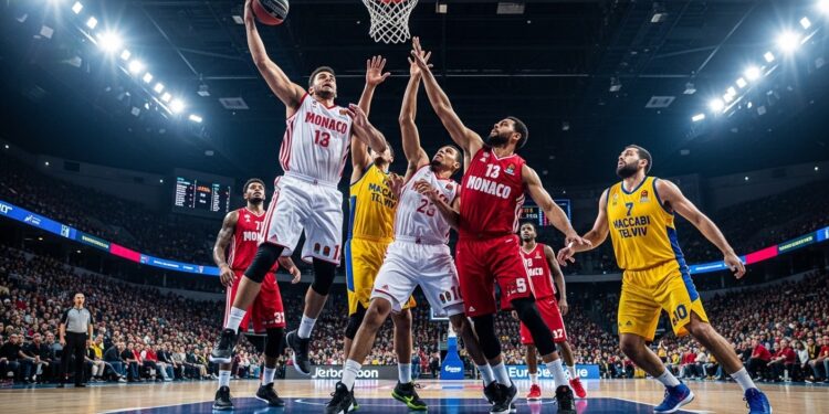 Ce soir lAS Monaco reçoit le Maccabi Tel Aviv en Euroligue pour la 29e journée Analyse des forces en présence enjeux cruciaux et clés du match à ne pas manquer pour les fans de basket européen   Viral Mag
