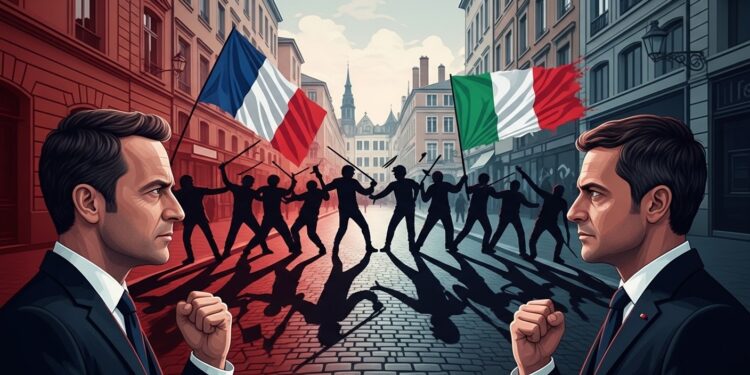 Emmanuel Macron demande à Giorgia Meloni de ne plus commenter les affaires françaises après la mort violente dun militant nationaliste à Lyon Réactions et tensions politiques expliquées   Viral Mag