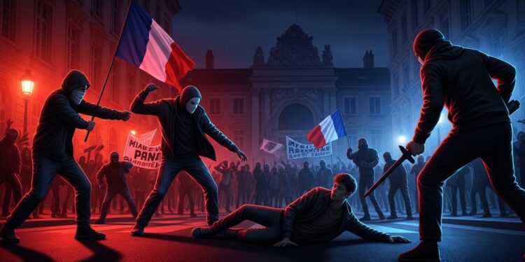 Mort Militant Nationaliste : LFI Sous Pression - Viral Mag Mort tragique dun jeune militant à Lyon après agression en marge dune conférence La France Insoumise face à des appels dexclusion dun député lié à laffaire Enquête en cours et réactions politiques vives Viral Mag