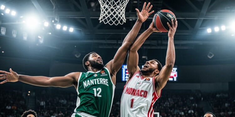 Nanterre vs Monaco : Duel Explosif en Betclic Elite ce Soir - Viral Mag Ce dimanche 15 février 2026 Nanterre accueille Monaco en Betclic Elite pour la 20e journée Analyse des forces en présence enjeux et clés du match à suivre en direct à 19h Viral Mag