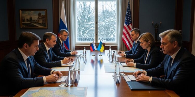 Les pourparlers tripartites Russie Ukraine USA reprennent les 17 18 février à Genève après des cycles infructueux Zelensky à Munich frappes continuent  vers une paix durable    Viral Mag