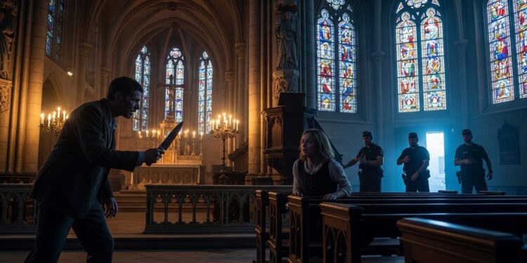 À Nice un homme de 28 ans a menacé une femme avec un couteau dans léglise Saint Pierre dArène Interpellé en état divresse et connu des services de police lincident soulève des questions sur la sécurité dans les lieux de culte   Viral Mag