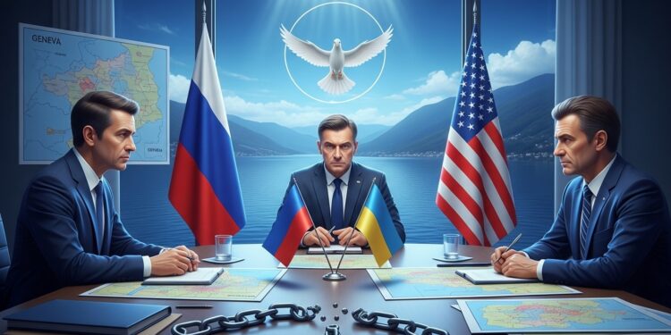 Nouvelles pourparlers trilatéraux à Genève entre Russie Ukraine et États Unis sur base du plan américain Concessions territoriales et garanties sécuritaires au cœur des débats tendus   Viral Mag