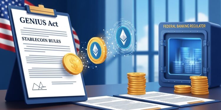 OCC Propose Règles Strictes pour Stablecoins GENIUS Act - Viral Mag LOCC dévoile une proposition majeure pour implémenter la GENIUS Act réserves 100 interdiction de yield supervision fédérale renforcée Un tournant pour les stablecoins US Viral Mag