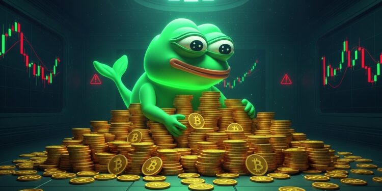 Le PEPE coin teste un support clé après  73 de chute Les grands portefeuilles accumulent massivement 23T de tokens Analyse complète  whale activity technique et perspectives 2026   Viral Mag