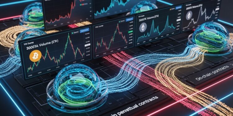 Les plateformes perp DEX comme Hyperliquid Aster edgeX et Lighter affichent des volumes records lors du récent crash crypto Découvrez pourquoi ces DEX dominent le trading décentralisé en 2026   Viral Mag