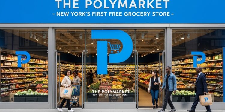 Polymarket plateforme crypto de prédiction lance une épicerie 100 gratuite à NYC le 12 février 2026 et donne 1 million de dollars contre linsécurité alimentaire Décryptage dune opération audacieuse   Viral Mag