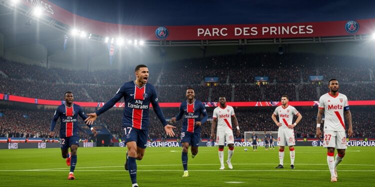 À quelle heure et sur quelle chaîne suivre PSG Metz ce samedi en Ligue 1  Découvrez les enjeux la forme des équipes et les clés du match au Parc des Princes à 21h05   Viral Mag