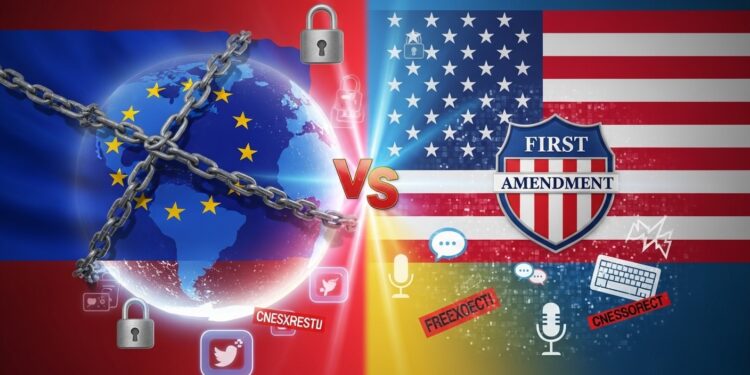 Un rapport du Congrès américain dénonce linfluence de lUnion européenne sur la modération des réseaux sociaux menaçant la liberté dexpression aux USA via des règles globales restrictives   Viral Mag