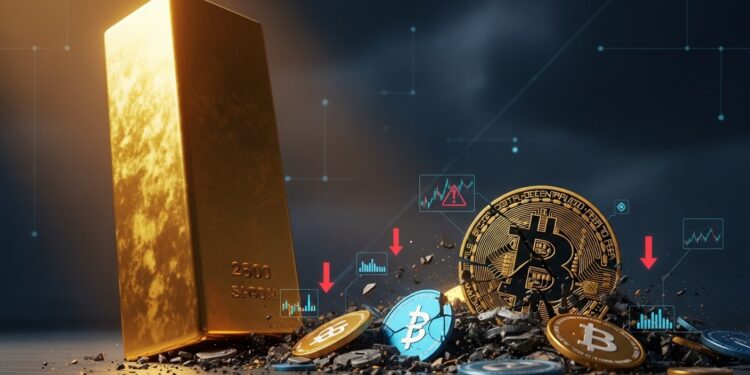 Le ratio altcoinsor atteint ses plus bas historiques avec un RSI à 25 Lor à 5000 $ domine tandis que les altcoins plongent Opportunité ou piège  Analyse complète   Viral Mag