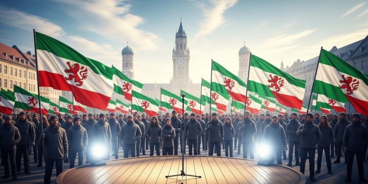 À Munich Reza Pahlavi appelle à une transition démocratique et laïque en Iran devant 200 000 partisans Découvrez les enjeux de cette mobilisation massive contre le régime islamique   Viral Mag