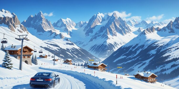 Découvrez un roadtrip épique dans les Alpes entre les 3 Vallées Verbier et Chamonix  600 km de pistes exceptionnelles panoramas grandioses et expériences uniques pour skieurs passionnés   Viral Mag