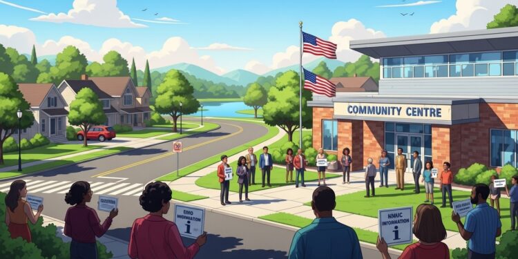 Dans une ville républicaine du New Jersey habitants protestent contre la transformation dun entrepôt en centre de détention ICE pour migrants Opposition locale massive malgré politique Trump   Viral Mag