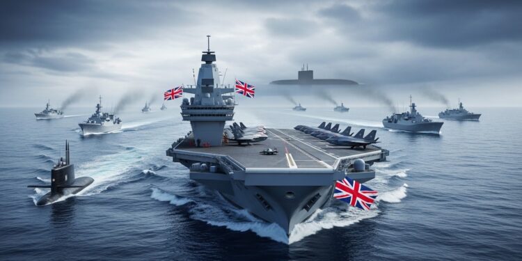 Keir Starmer annonce le déploiement du HMS Prince of Wales dans lAtlantique Nord et lArctique en 2026 pour contrer les menaces russes et protéger les infrastructures critiques avec les alliés de lOTAN   Viral Mag